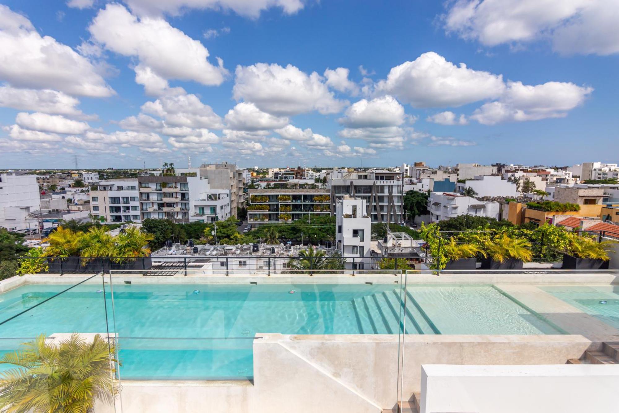TOH HOUSE  LUXURY APARTMENTS Near 5tv Av Playa del Carmen Exteriör bild