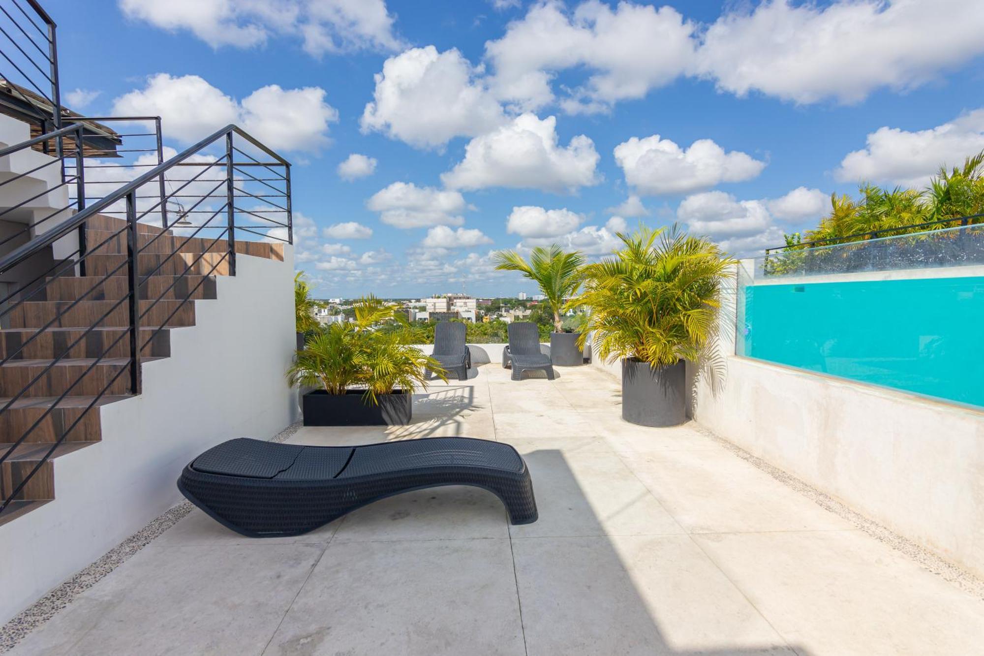 TOH HOUSE  LUXURY APARTMENTS Near 5tv Av Playa del Carmen Exteriör bild