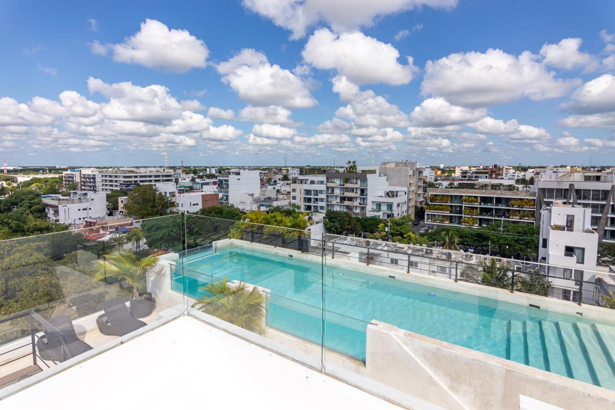 TOH HOUSE  LUXURY APARTMENTS Near 5tv Av Playa del Carmen Exteriör bild